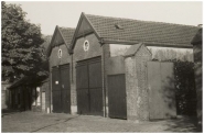 De brandweerkazerne aan het Groenewoud in 1959.